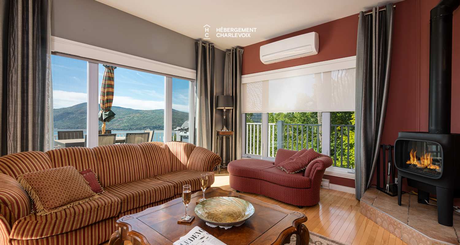 CEL-5 - Résidence chaleureuse avec vue spectaculaire sur le St-Laurent